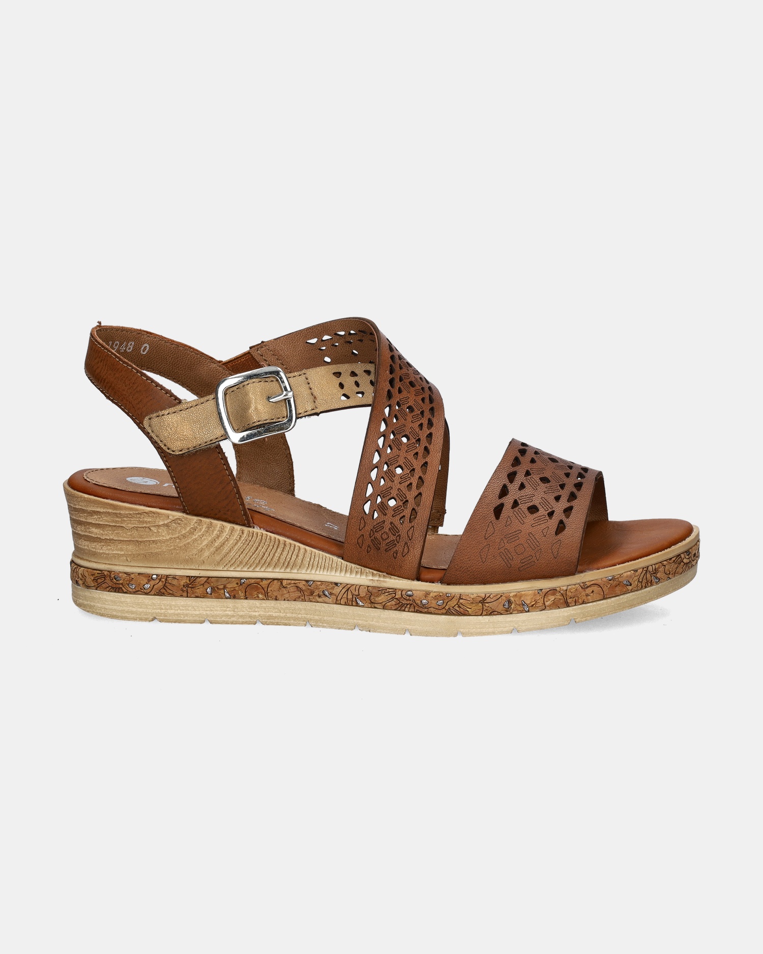 Remonte Sandalen  - cognac