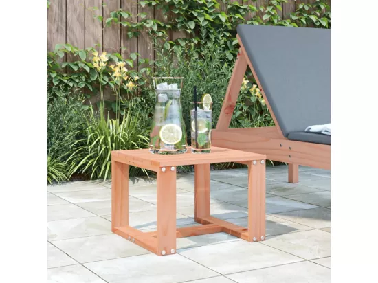 Table d'appoint de jardin 40x38x28,5 cm bois massif de douglas