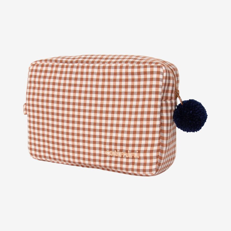 Trousse de toilette bébé vichy beige Catimini Beige