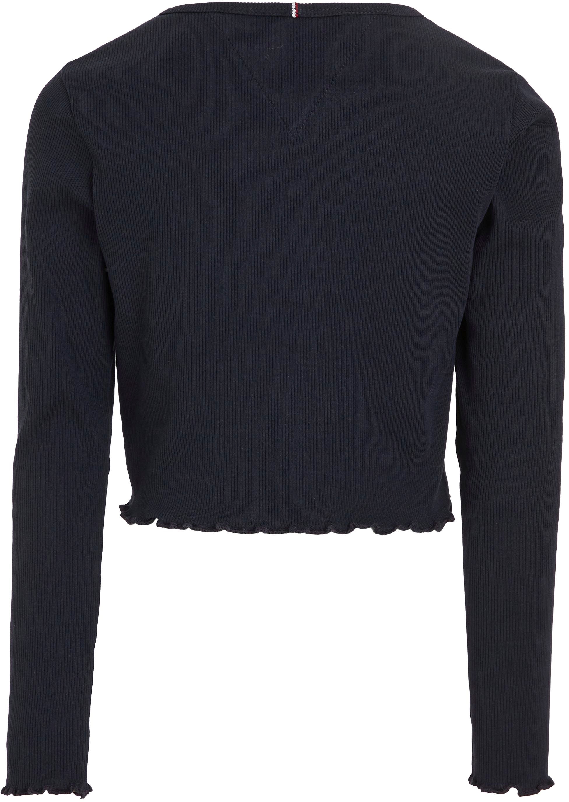 Tommy Hilfiger Langarmshirt »ESSENTIAL RIB TOP L/S« in leichter Rippenstruktur