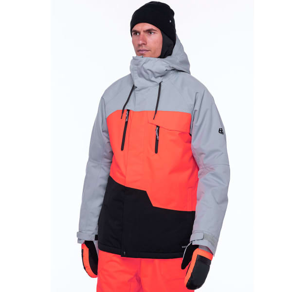 Veste snowboard 686 MNS GEO INSULATED JACKET GREY CLRBLK