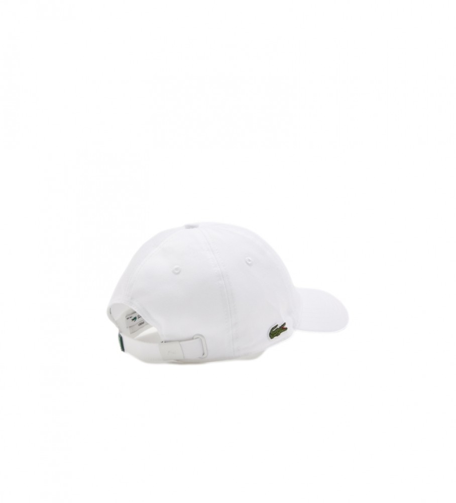 Boné branco unissex Lacoste