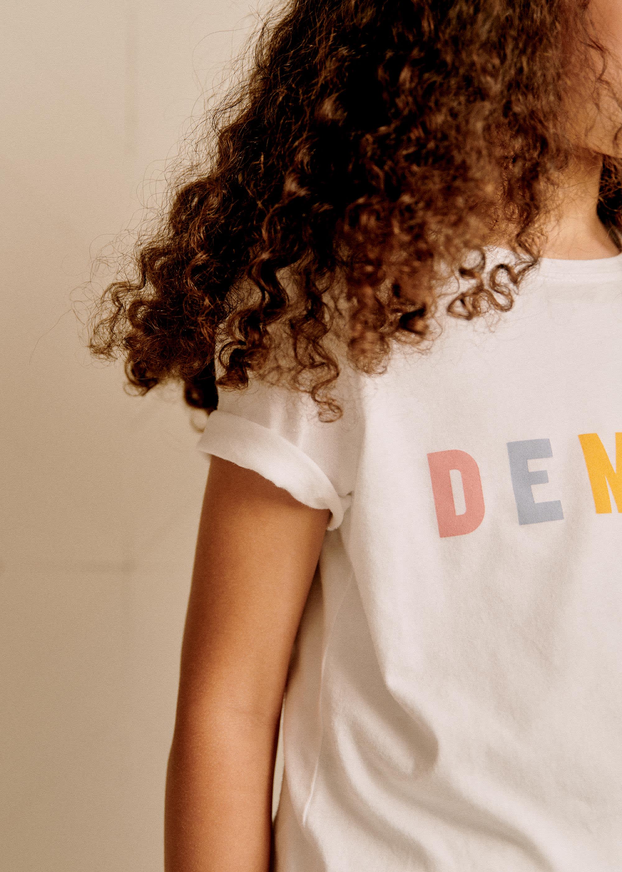 T-Shirt Enfant - Demain - Blanc/Multico - E-SHOP/T-SHIRTS 5905331
