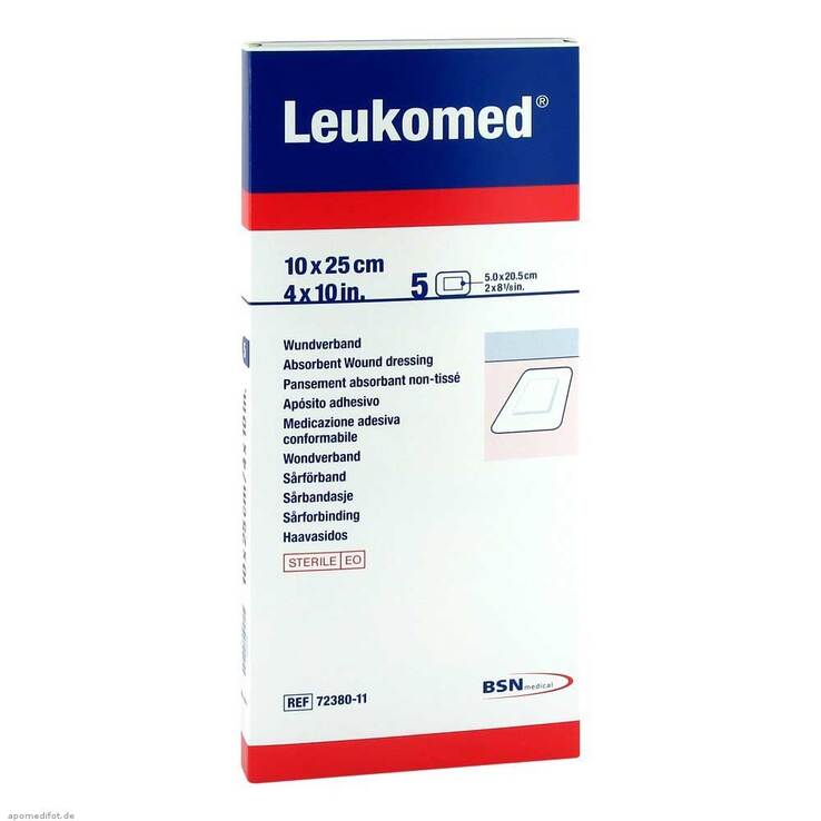 Leukomed® steriler Wundverband 25 cm x 10 cm, 5 St