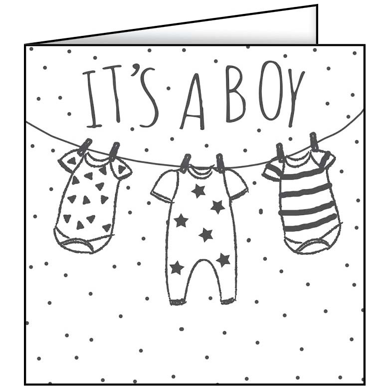 MapPublishing kaartserie Hammond Gowerd It is a Boy wit - shop nu - Prénatal