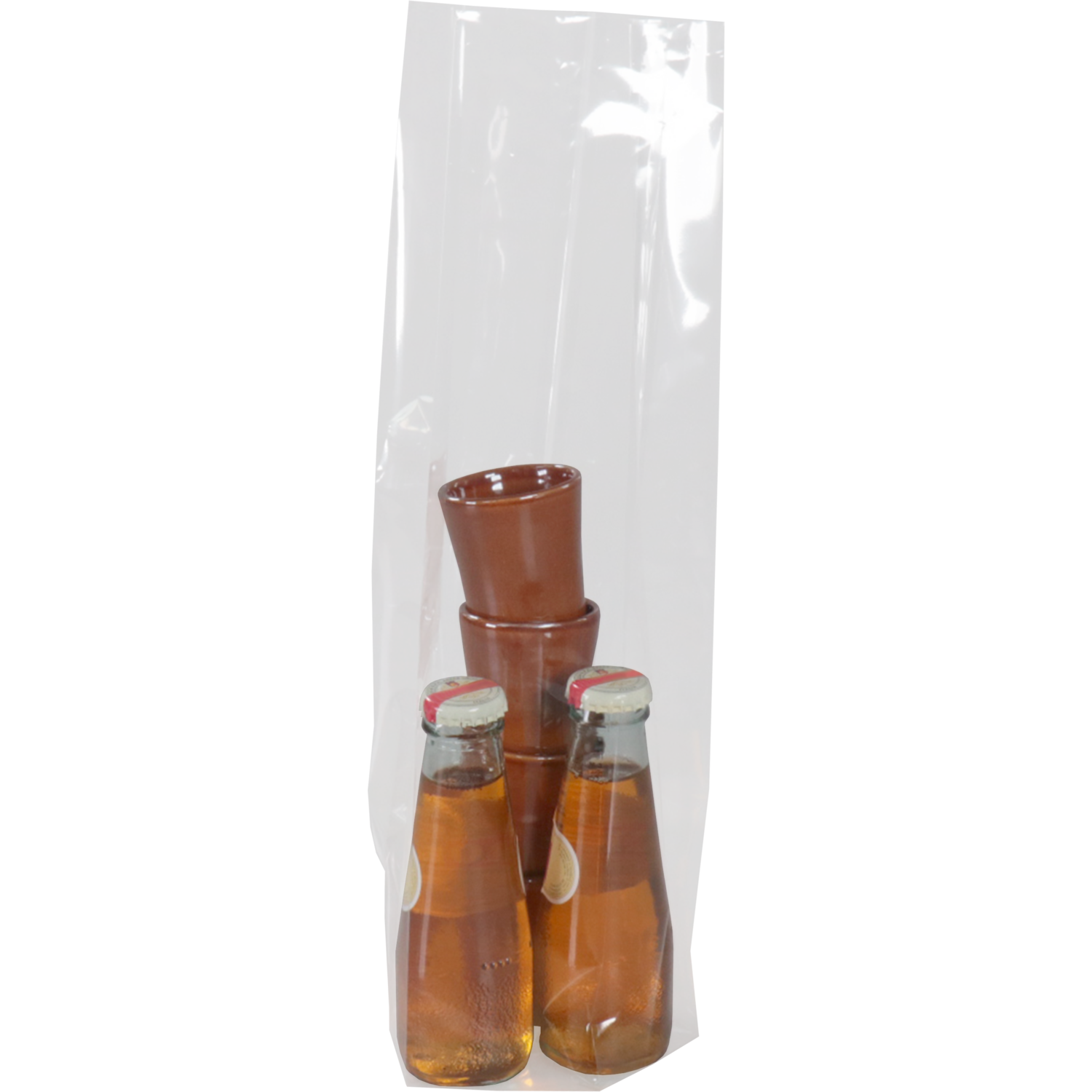 Zak, Diamantzak, OPP, ∅12cm, x40cm, 40my, transparant