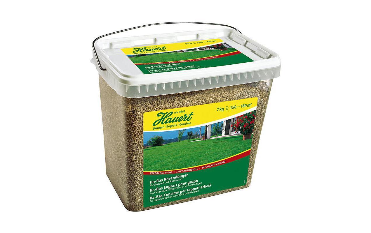 Rasendünger Ha-Ras, 7 kgFür trittfesten und sattgrünen Rasen