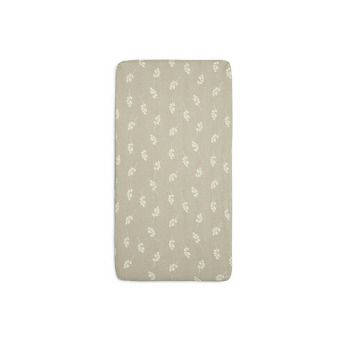 Drap-housse Jersey 60x120 cm Twig Olive Green - JOLLEIN