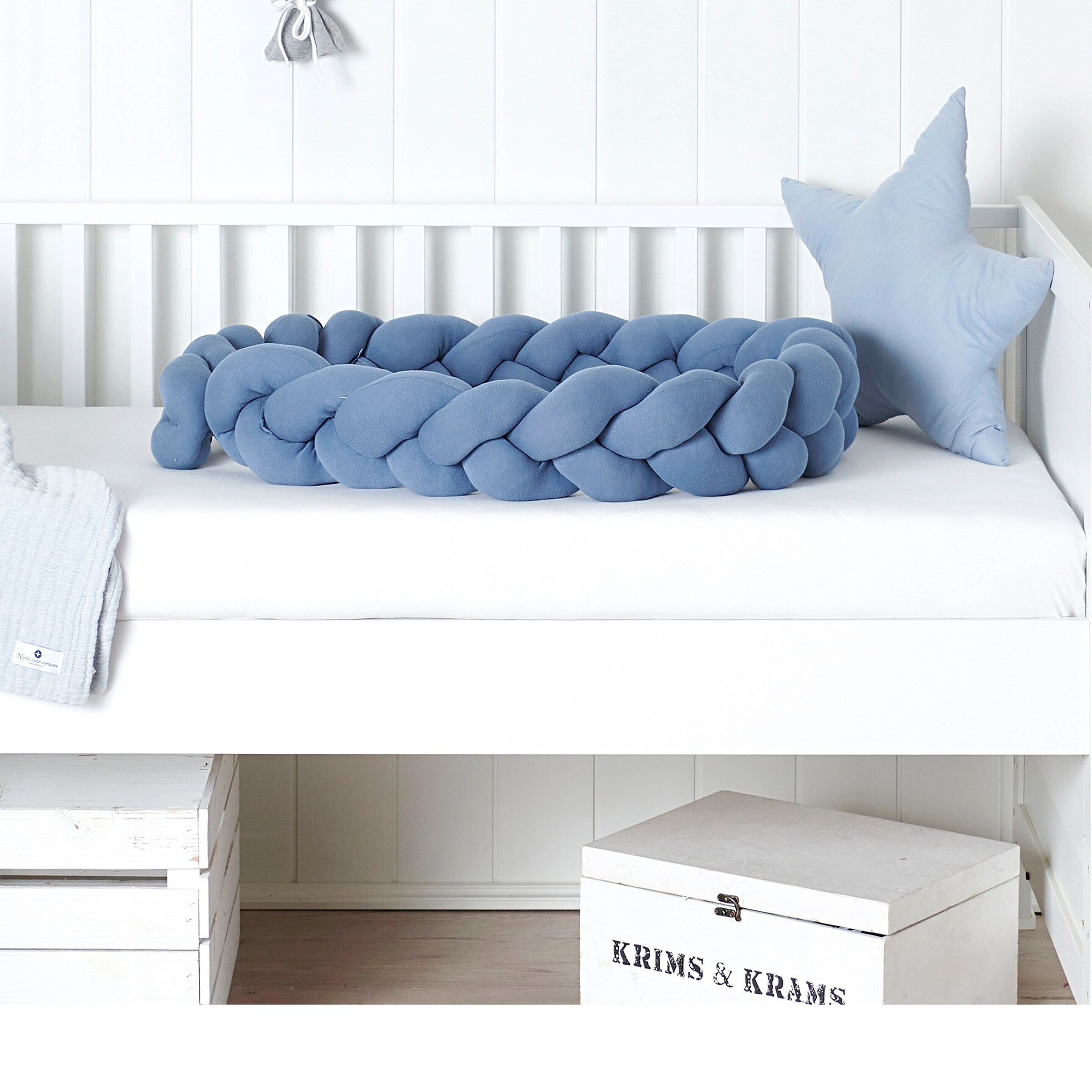 Nordic coast company Nestchenschlange geflochten 200 cm blau