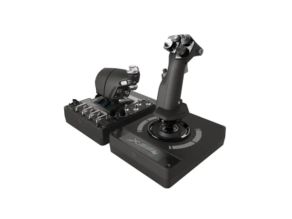 LOGITECH G Saitek Pro Flight X56 Rhino - Joystick og speeder - kabling - for PC