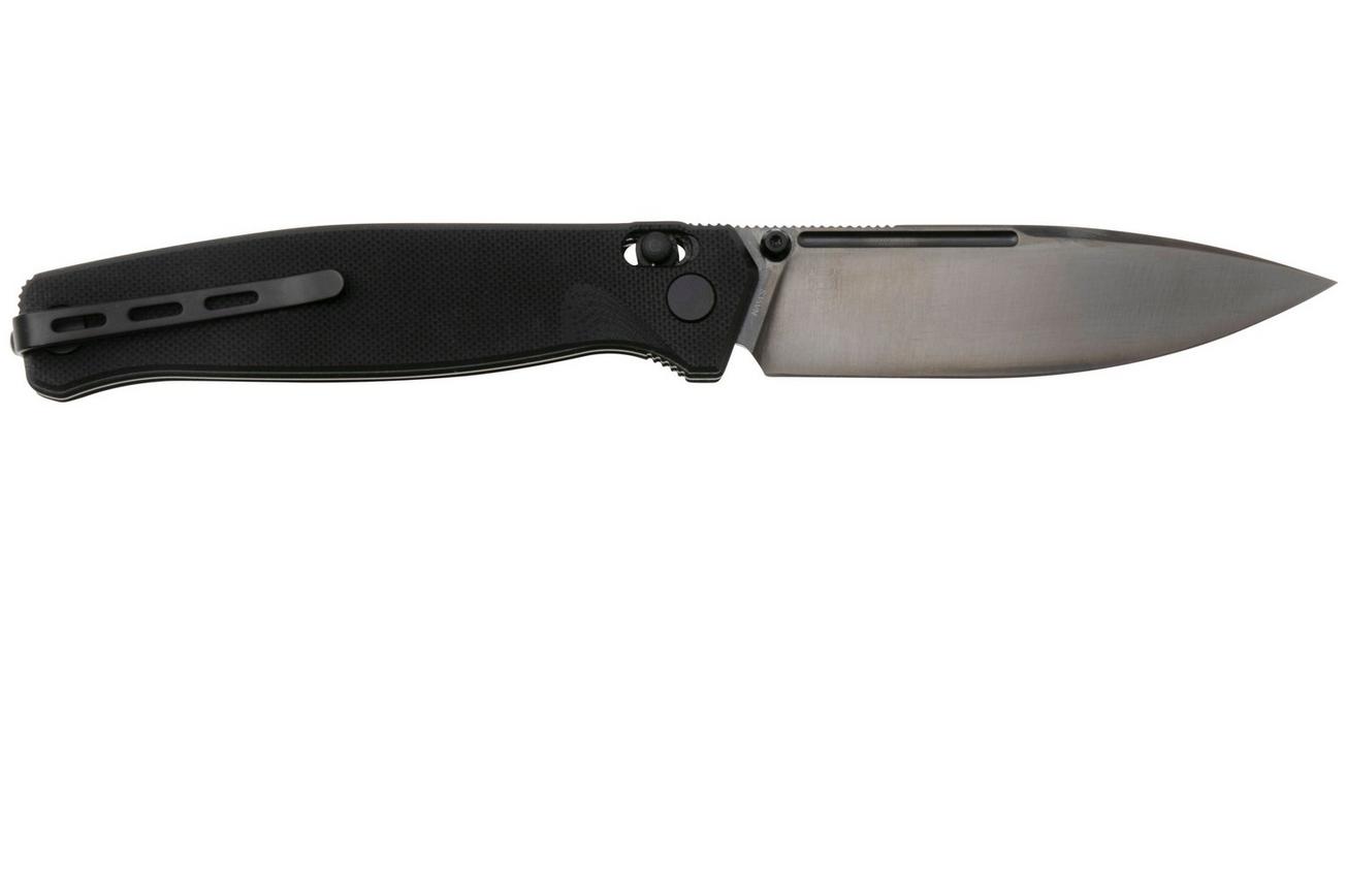 Real Steel Huginn Ultra 7654BB, Black S35VN, Black G10 zakmes, Ivan Braginets design