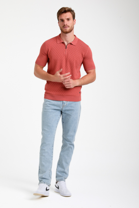 Gabbiano oranje heren polo