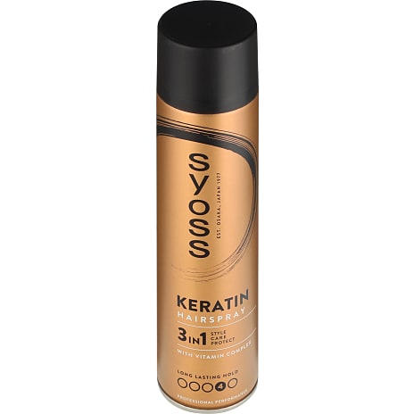 Hårspray m. keratin