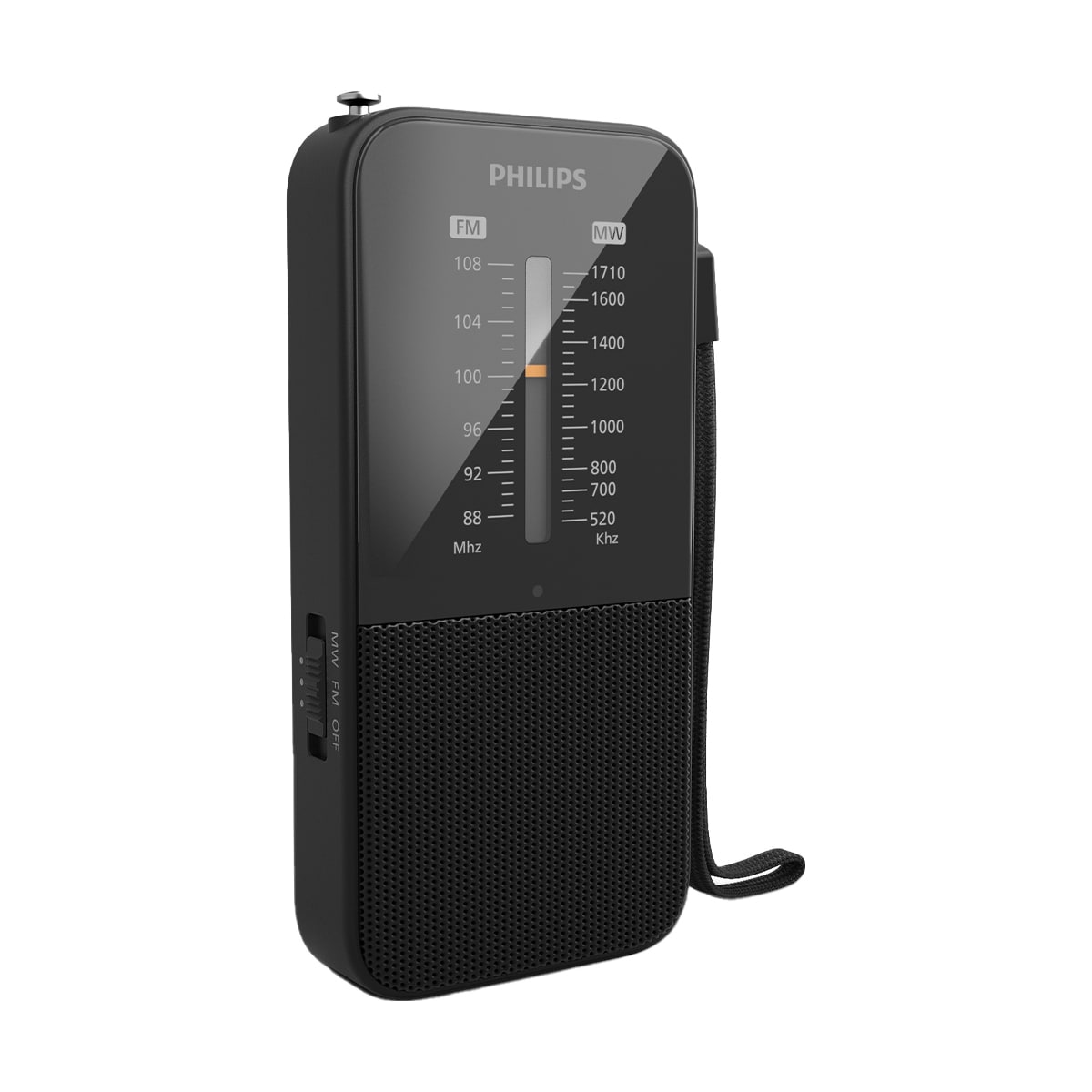 Philips R1509 bærbar analog radio