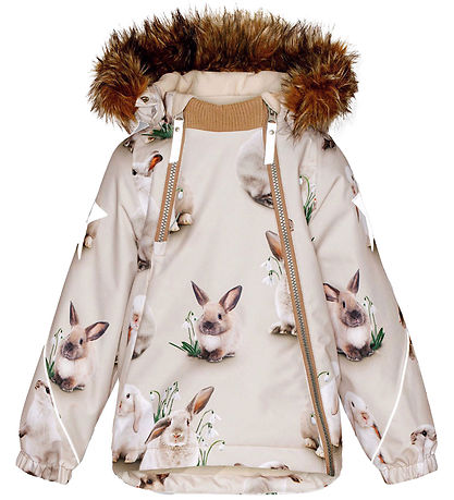 Molo Winterjacke - Hopla Fur - Winter Rabbits