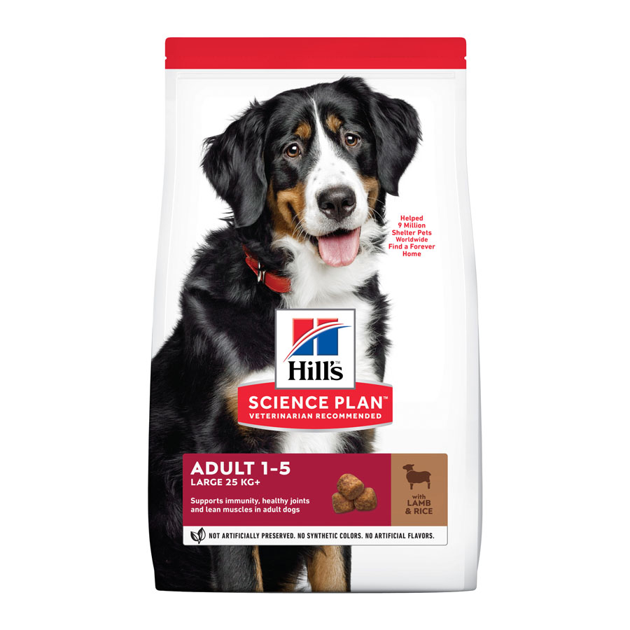 Ração Hill's Science Plan para Cães Adultos de Porte Grande com Cordeiro