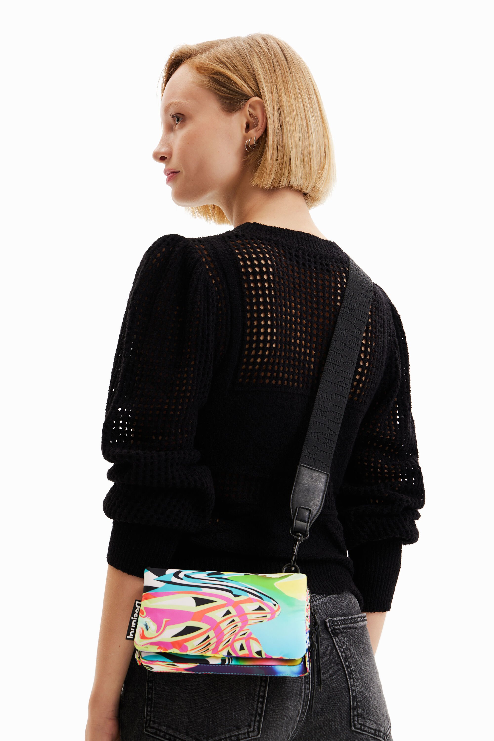 Petit sac à bandoulière psychédélique