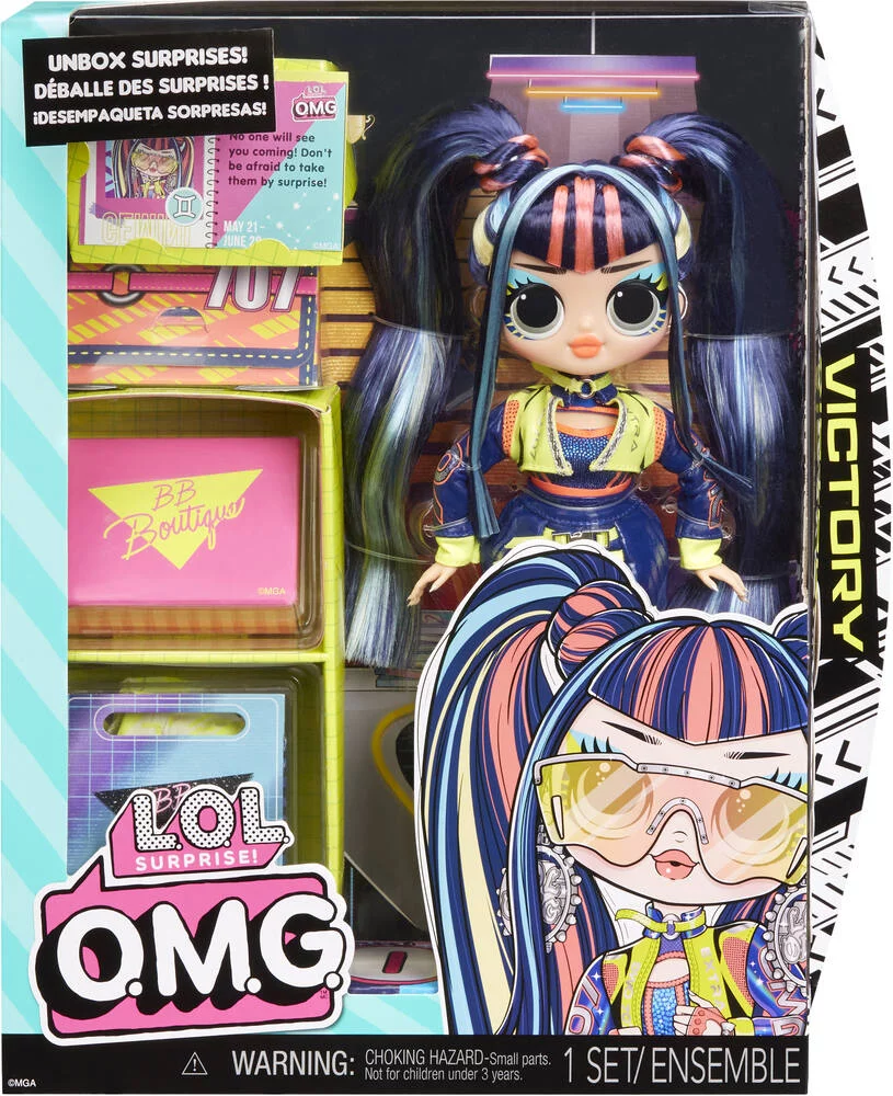 LOL SURPRISE OMG CORE - POUPEE MANNEQUIN VICTORY 24 CM ET ACCESSOIRES
