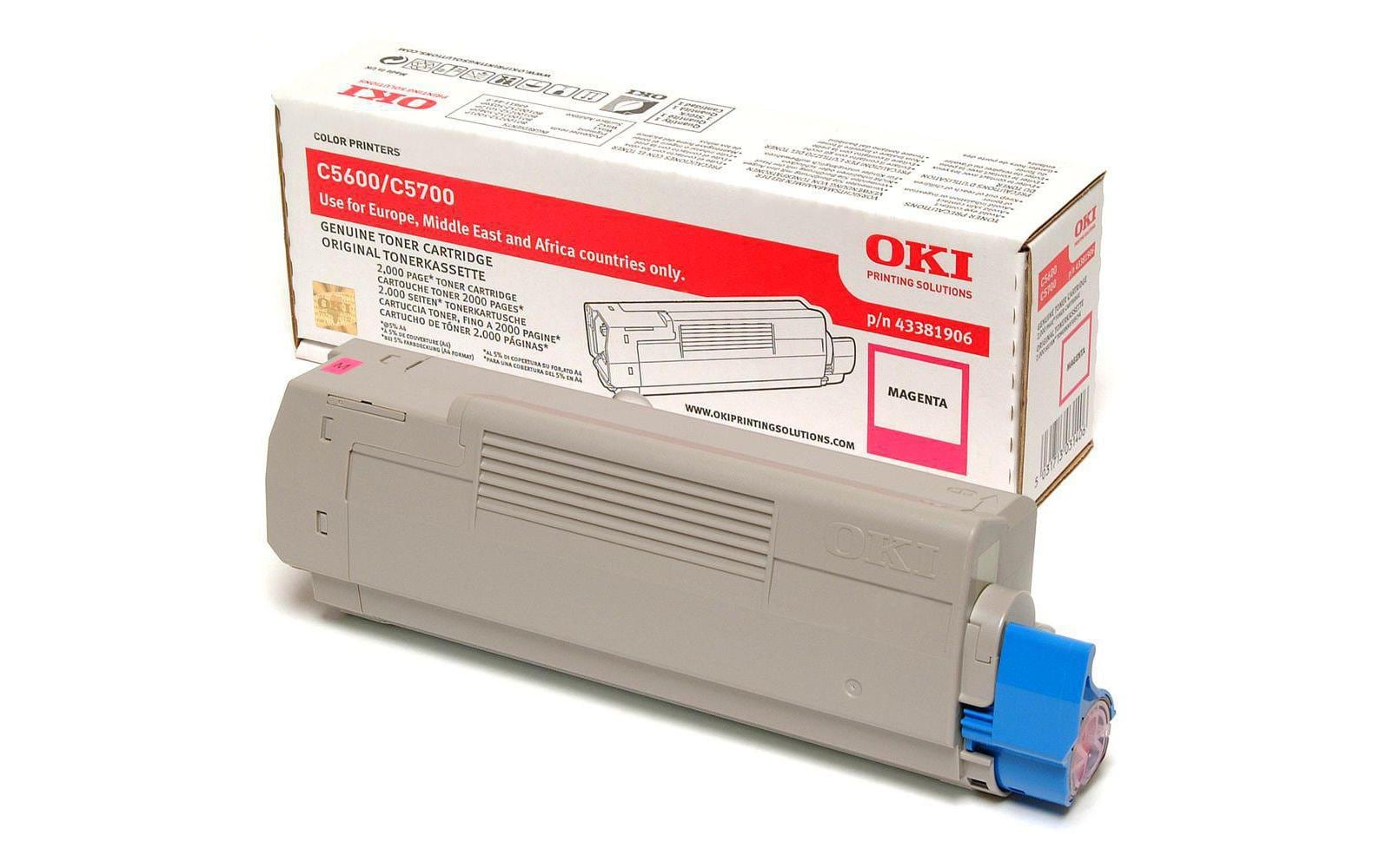 Toner 43381906 Magenta<br>zu OKI 5700/5600