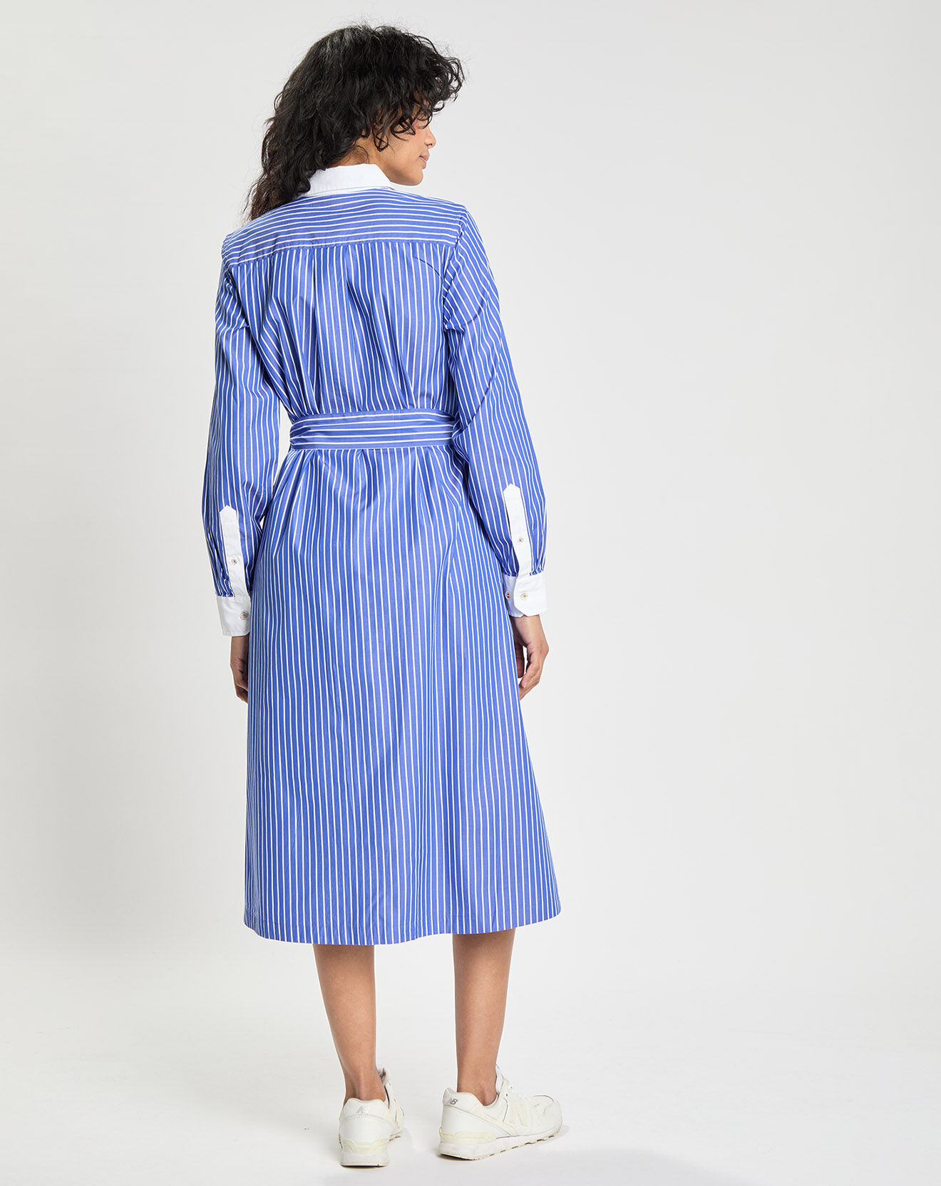 Tommy Hilfiger Robe chemise Icon rayée bleue