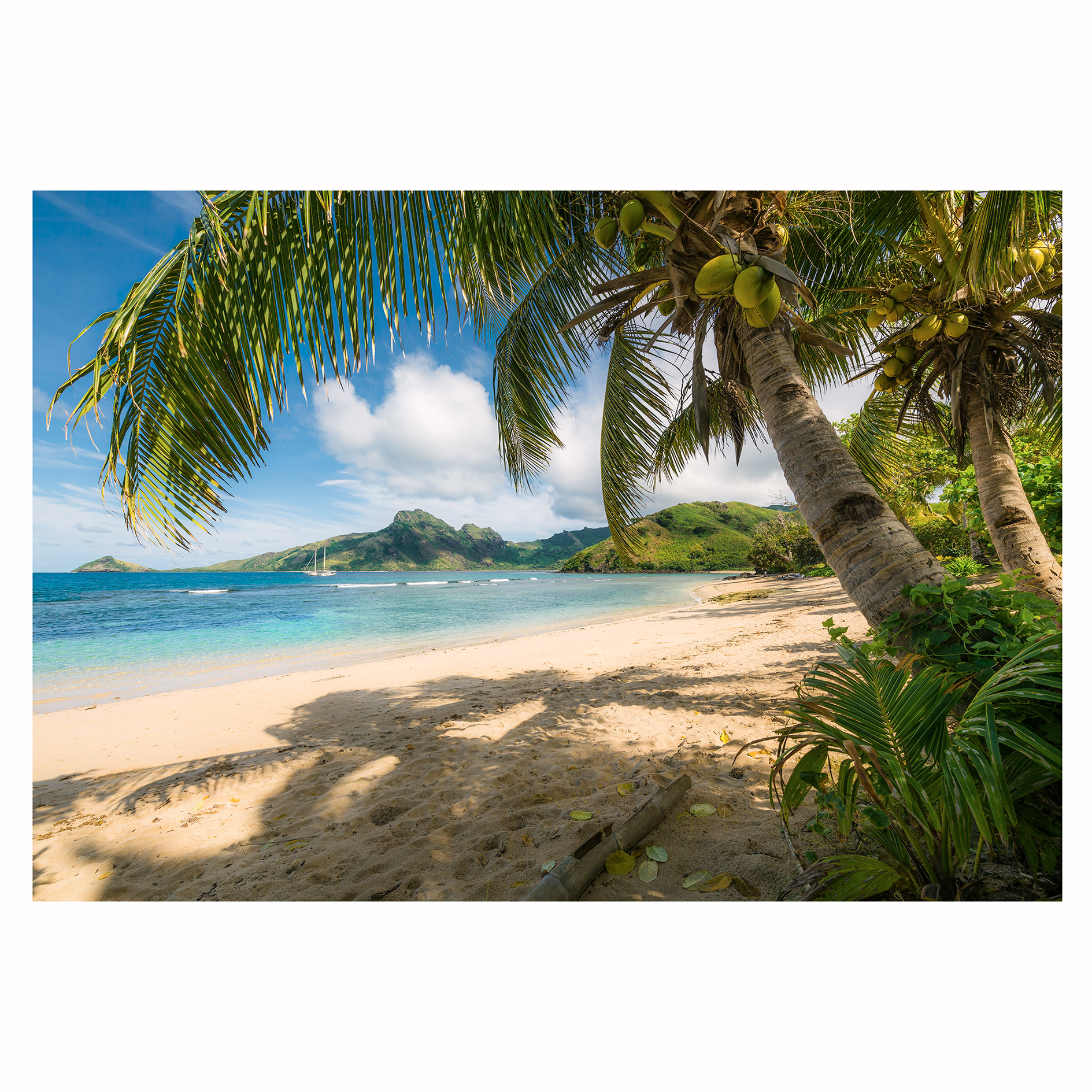 Papier-Fototapete CASTAWAY - bunt - 3,68 Meter
