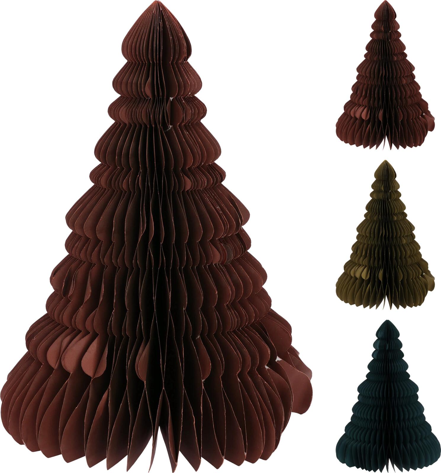 SAPIN NOEL PAPIER ORIGAMI H.40CM