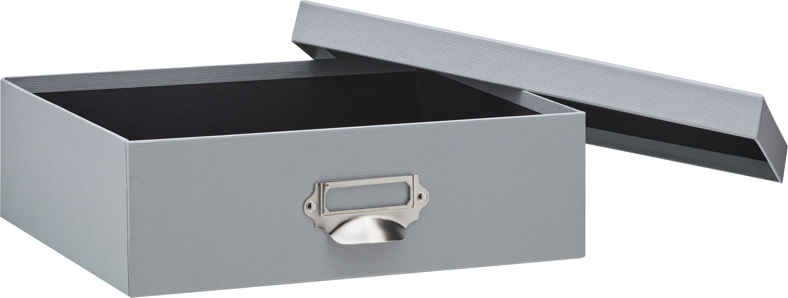 SOHO Aufbewahrungsbox - Grau / B: 33.7 cm x T: 25.5 cm x H: 10.5 cm