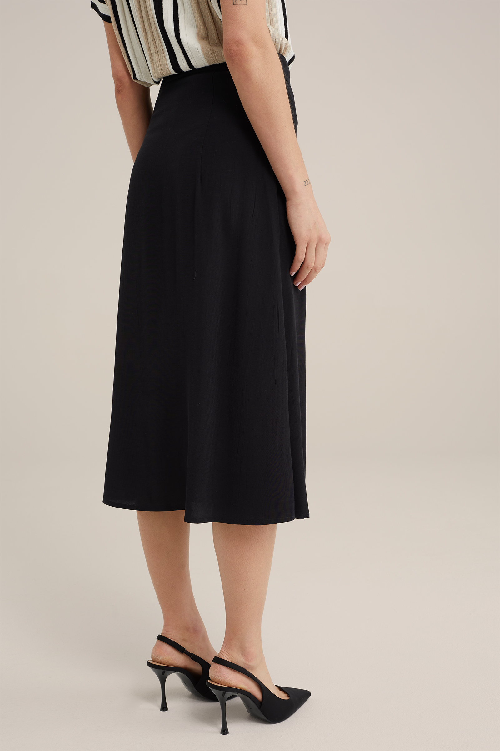 rok WE Fashion Zwart
