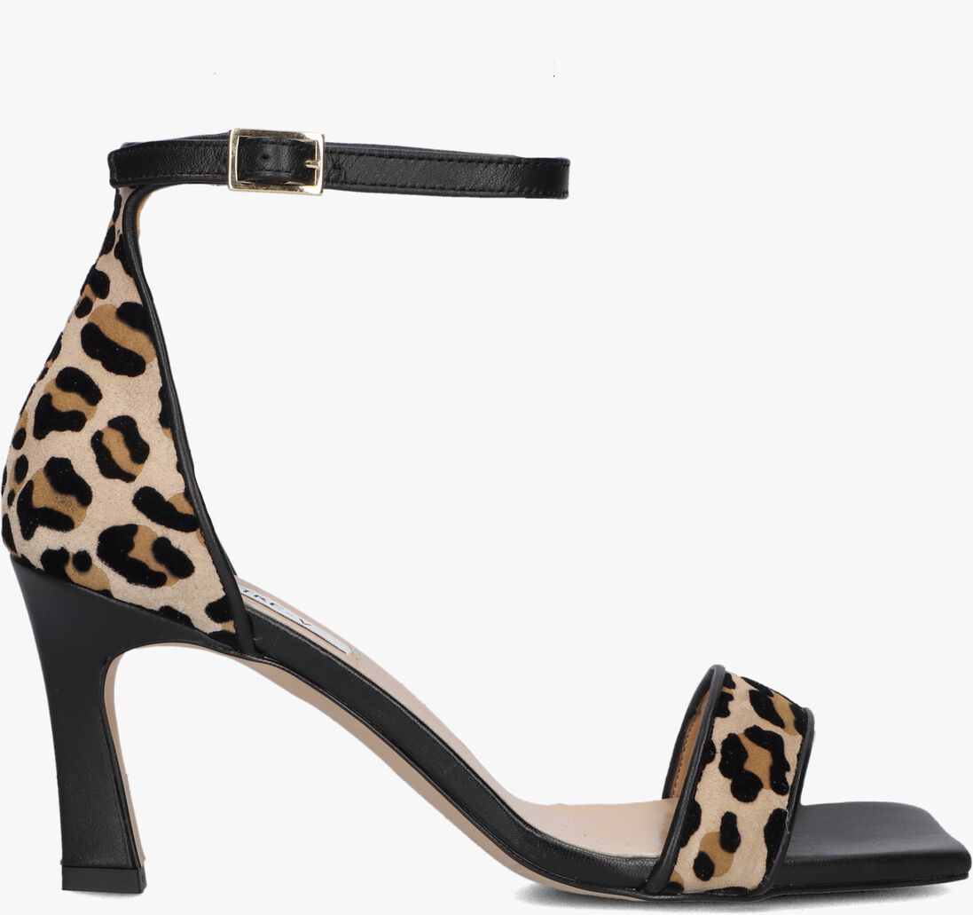 zwarte notre-v sandalen met hak 86605