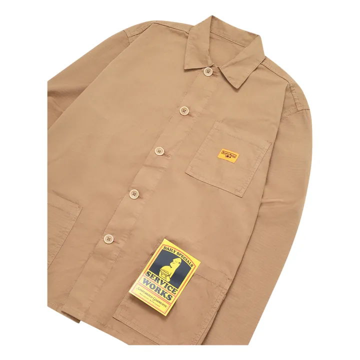 Service Works Veste Ripstop Coverall Coton Bio | Camel