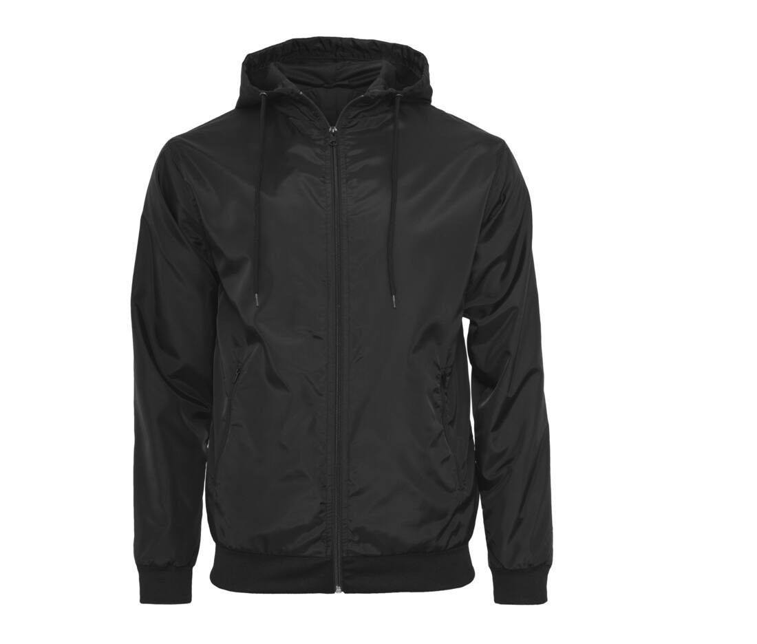 BUILD YOUR BRAND BY016 - Veste Coupe-Vent Élégante et Fonctionnelle pour Hommes