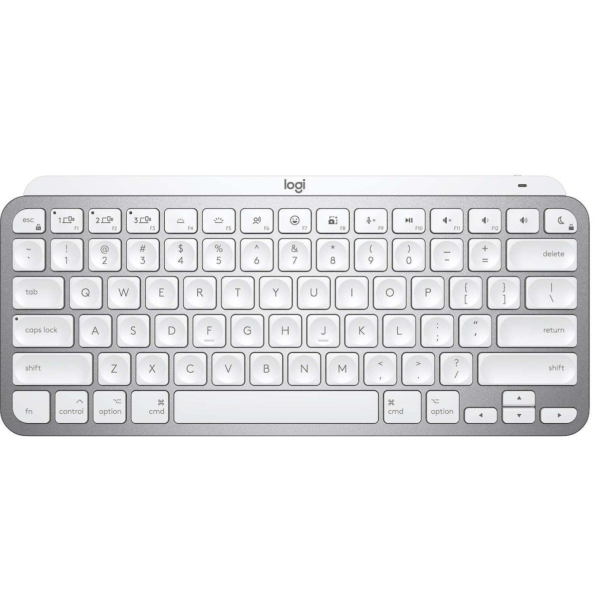 Logitech MX Keys Mini trådløst tastatur for Mac (pale gray)