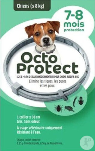 Octoprotect Collier Médicamenteux Pour Chiens Jusqu'à 8 kg 1 Pièce