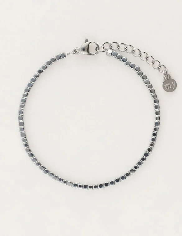 My Jewellery Armband met vierkant bandje MJ09720