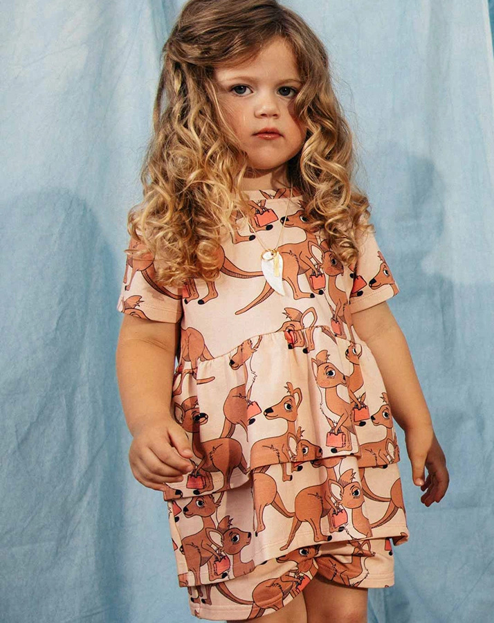Tunikashirt KÄNGURU in rosa