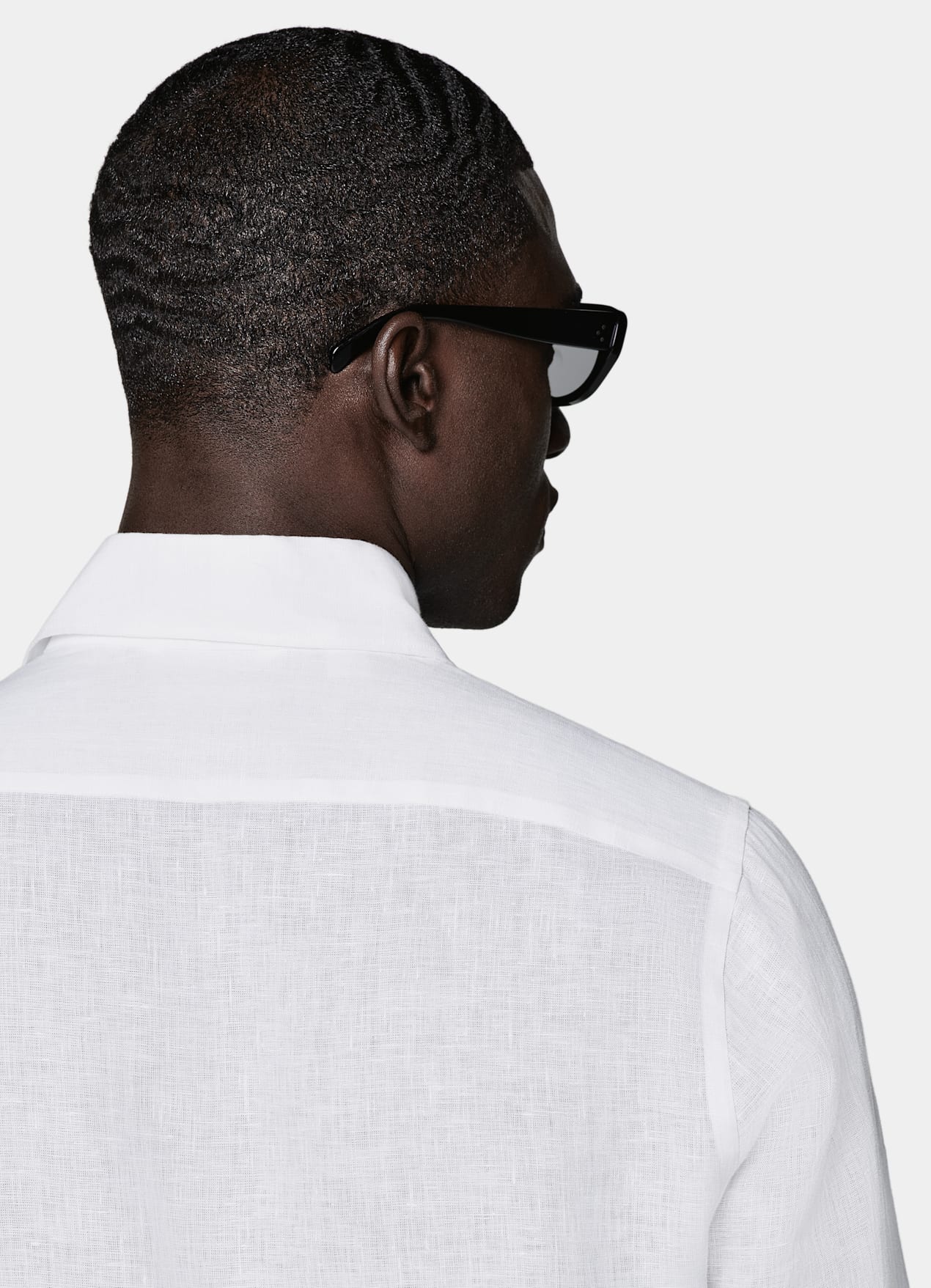 Chemise coupe ajustée blanche