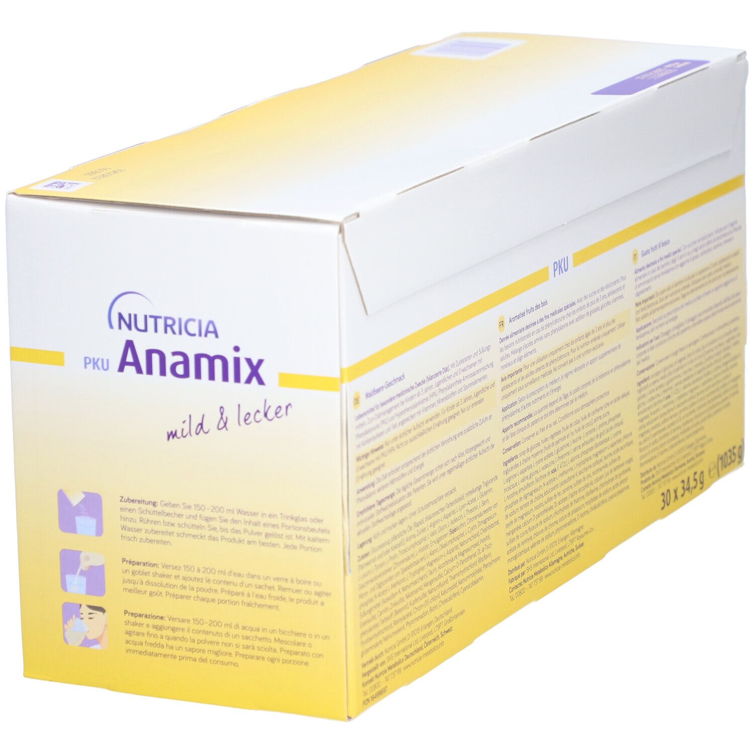 PKU Anamix Waldbeere Geschmack