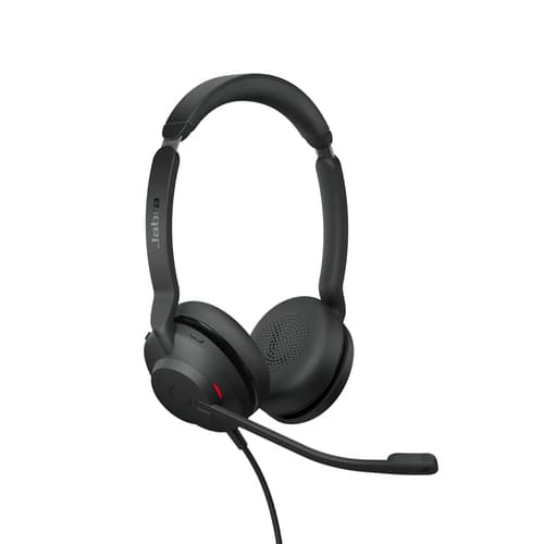 Jabra Evolve2 30, UC Stereo, Ledningsført, Kontor/Callcenter, 20
