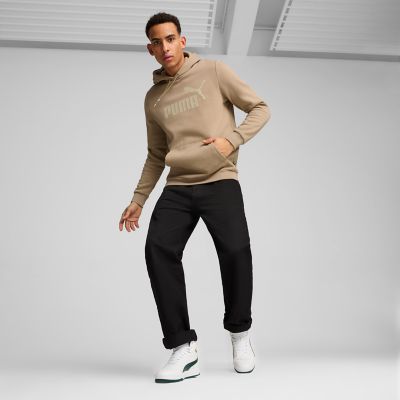 PumaESS Logo Big Hoodie FL - beige