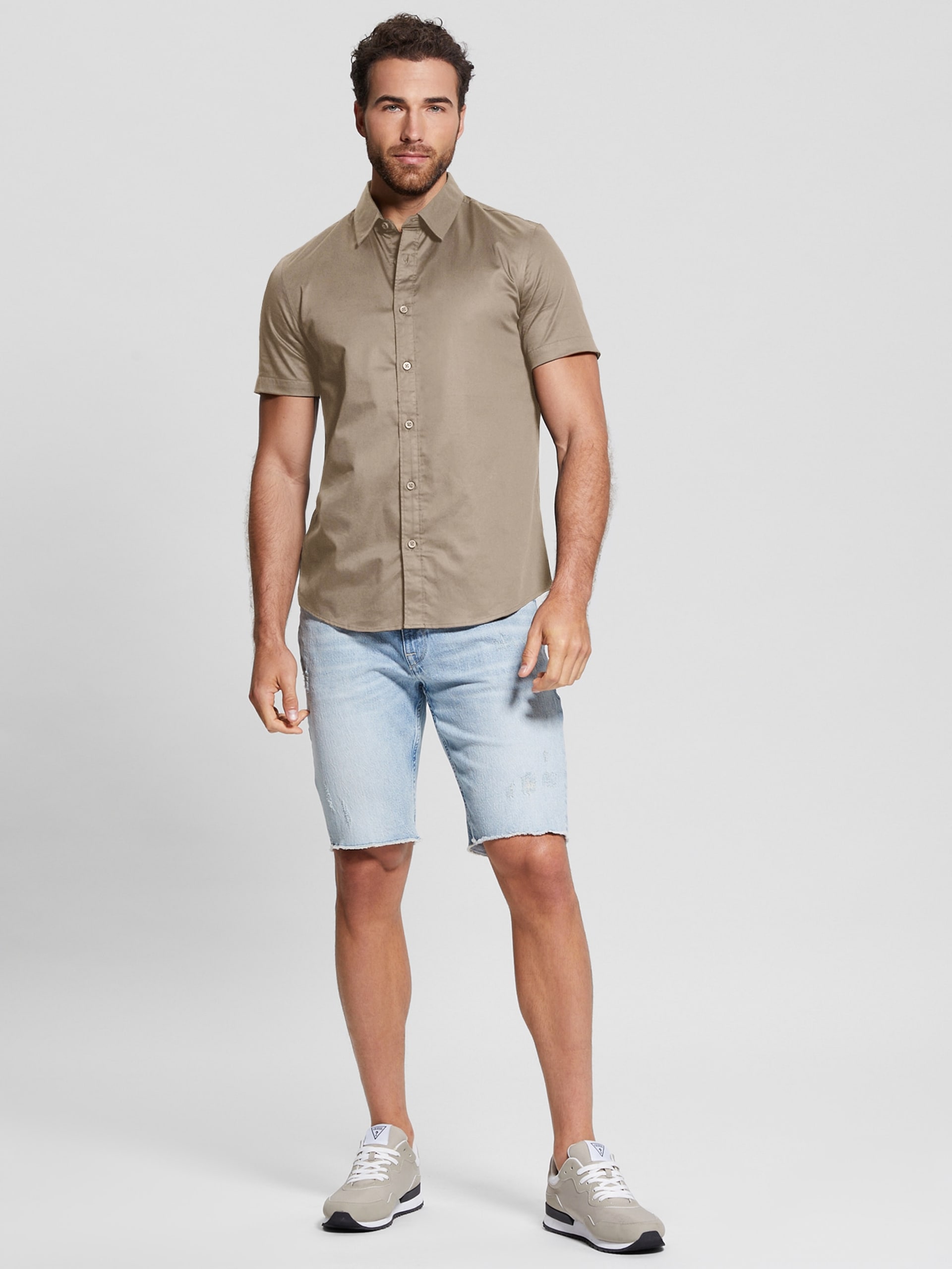 Camisa de manga curta Luxe Stretch