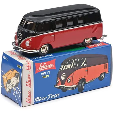 Schuco Micro Racer VW T1, braun-rot