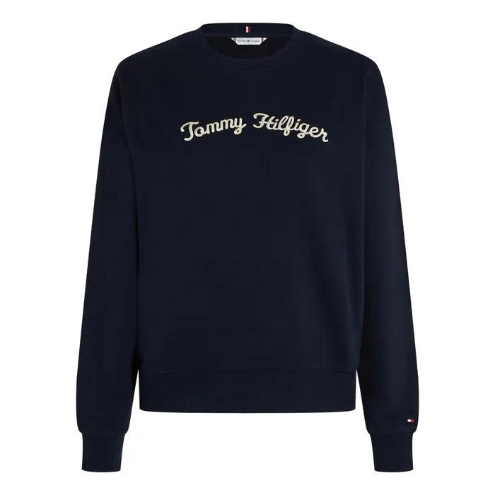 Tommy Hilfiger MDRN Regular Script Logo Crew Sweater Dames