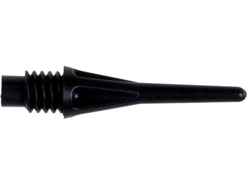 Karella Softspitzen PRO-TIP 100 Stück – Schwarz Softdart-Spitzen 2BA Gewinde (4.7 mm)