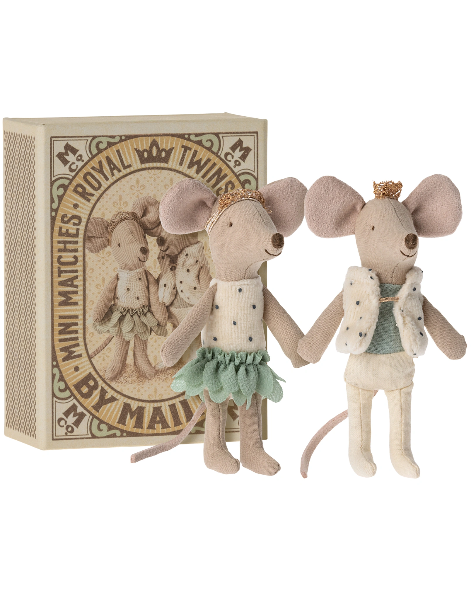 Kuscheltiere KÖNIGLICHE ZWILLINGE (11 cm) 5-teilig