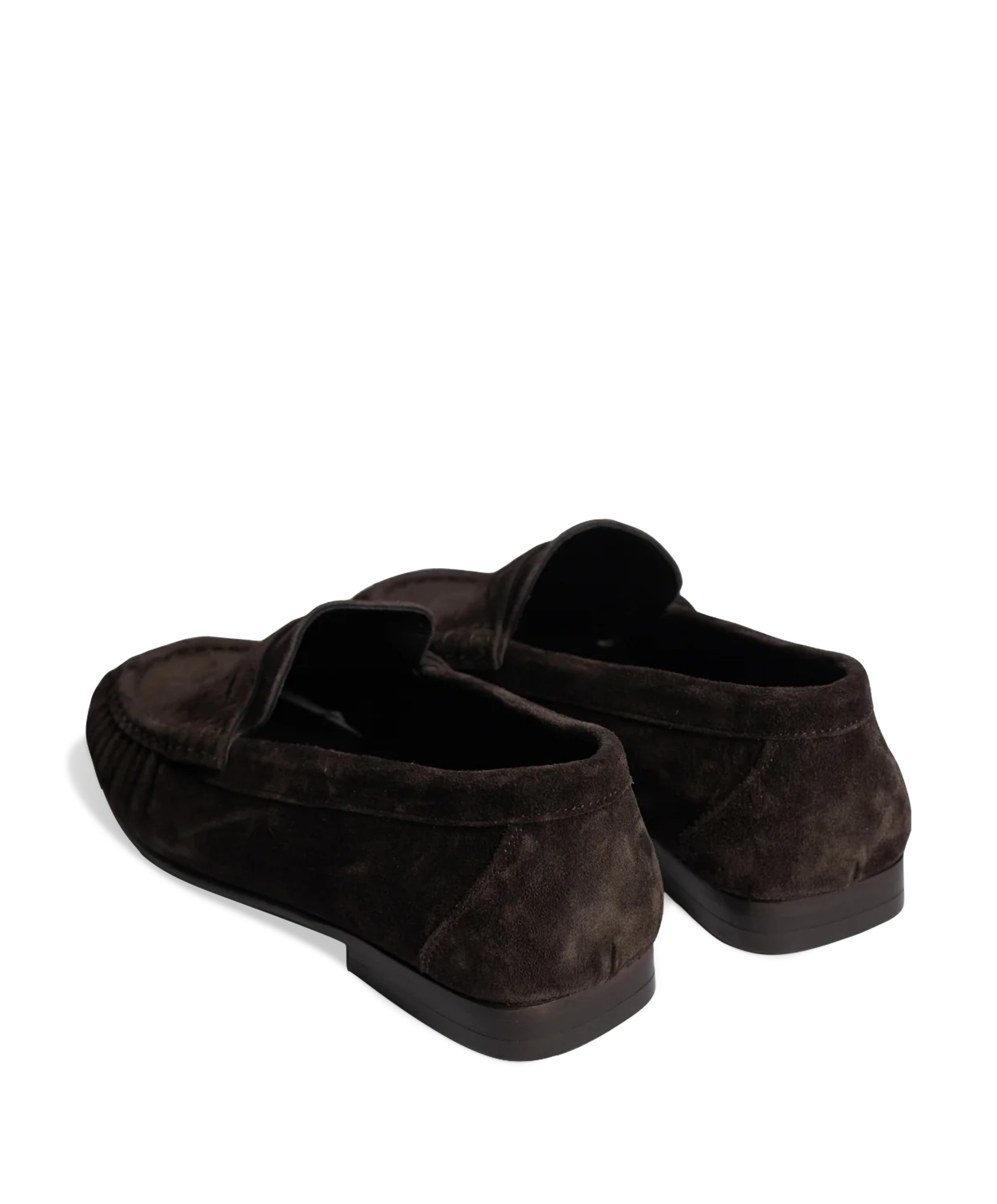 Posa Penny Wrinkle dames loafers bruin
