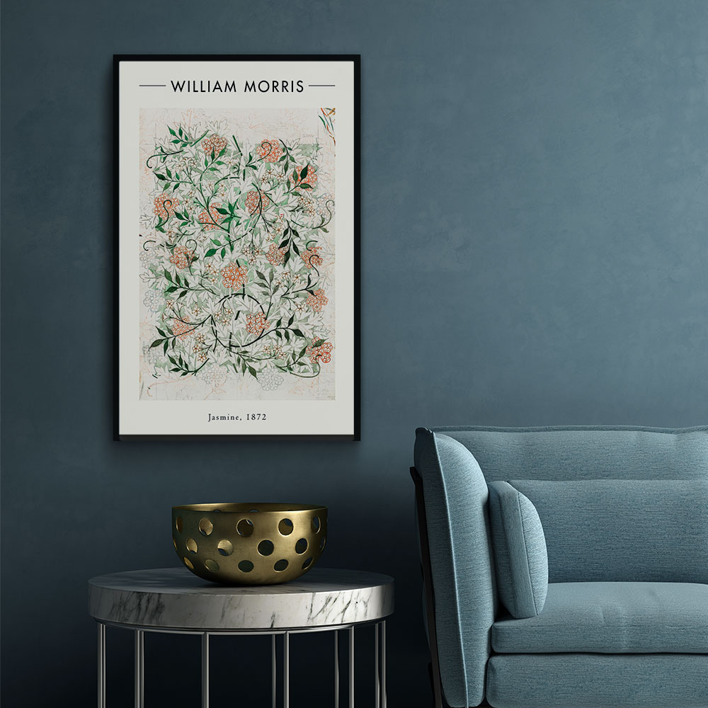 Walljar plexiglas schilderij - William Morris - Jasmine Plexiglas schilderij - 50 x 70 cm