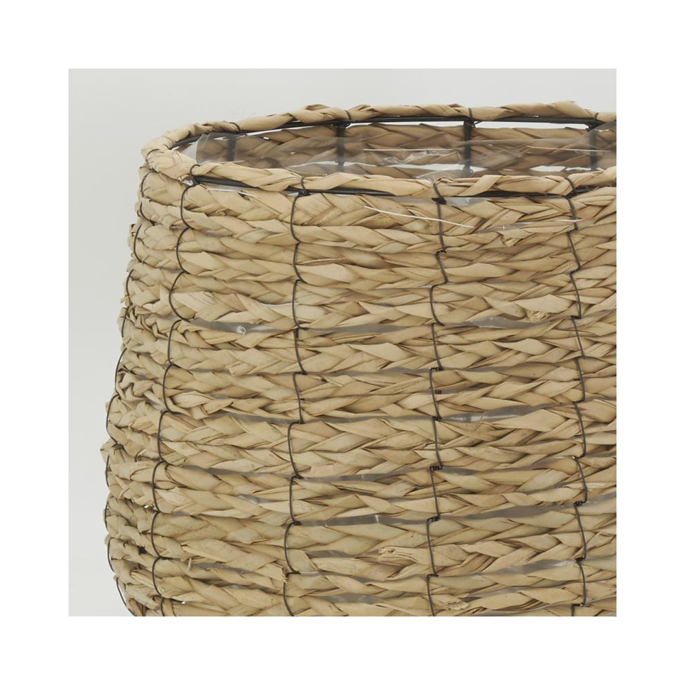Cache-pots en jonc tissé (lot de 3)