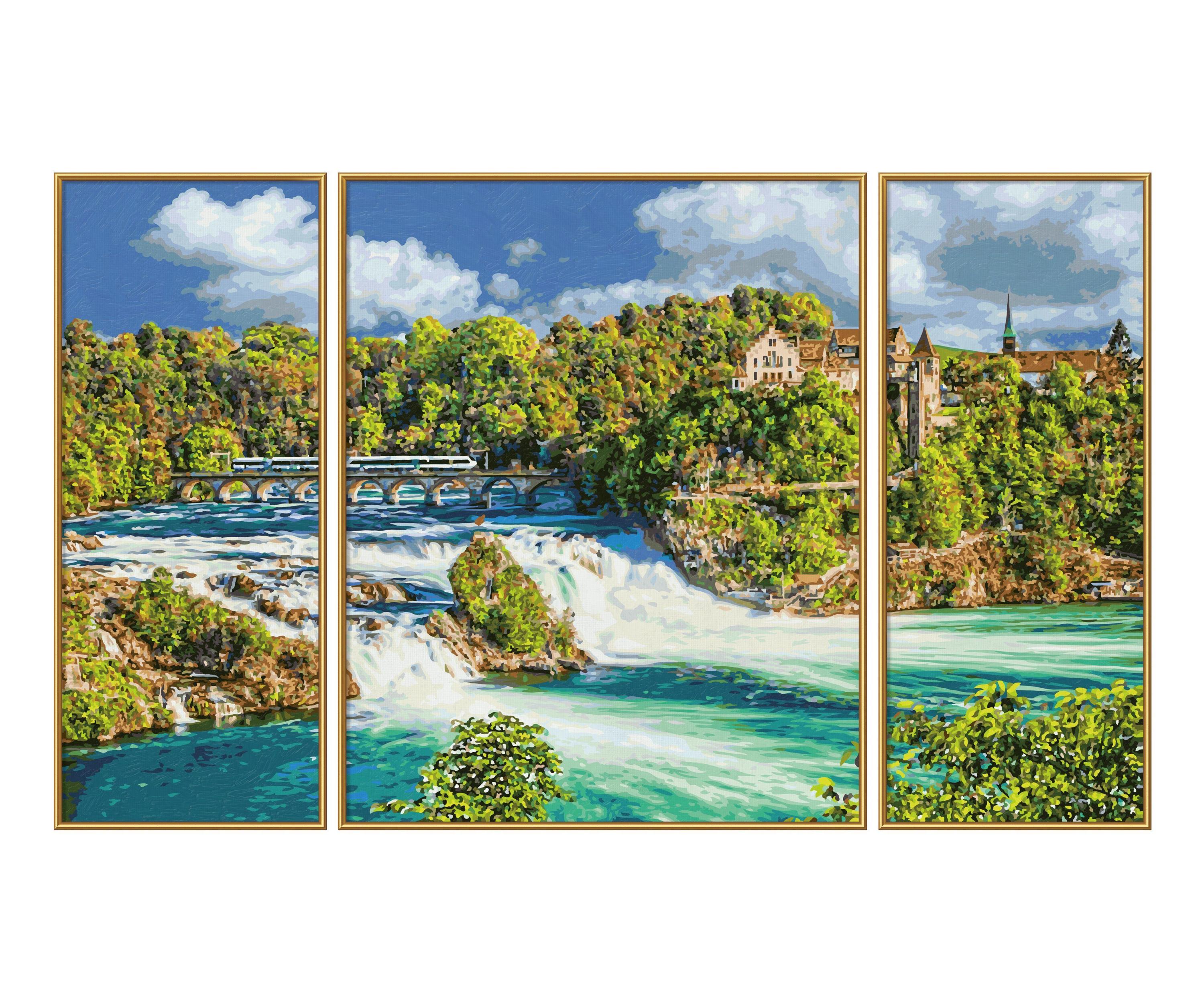 Malen nach Zahlen - Naturschauspiel Rheinfall