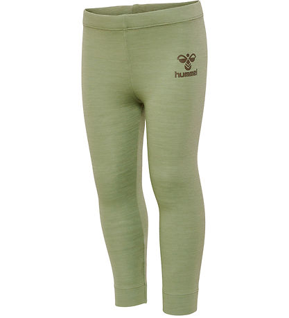 Hummel Leggings - Wolle - hmlWolly - Öl Green