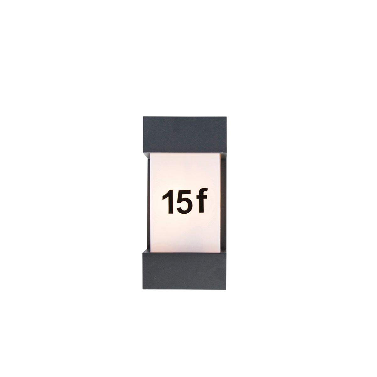 Moderne buiten wandlamp donkergrijs IP44 - Tide